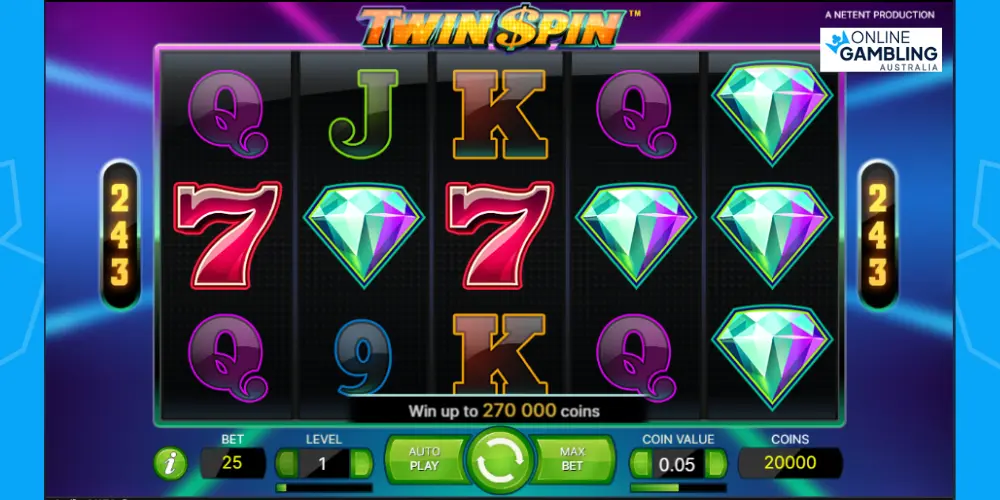 Twin spin online pokie