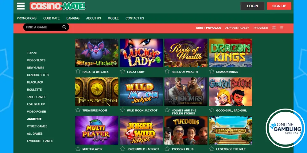 casino mate online pokies