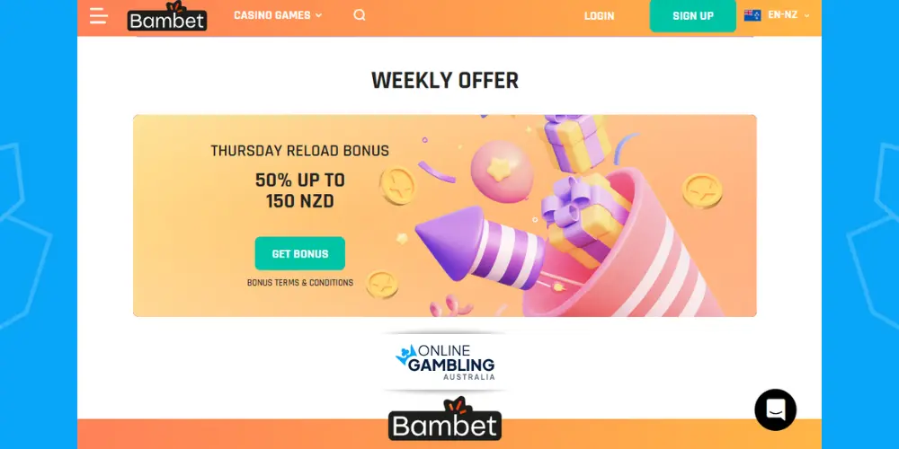 Bambet Casino Bonuses