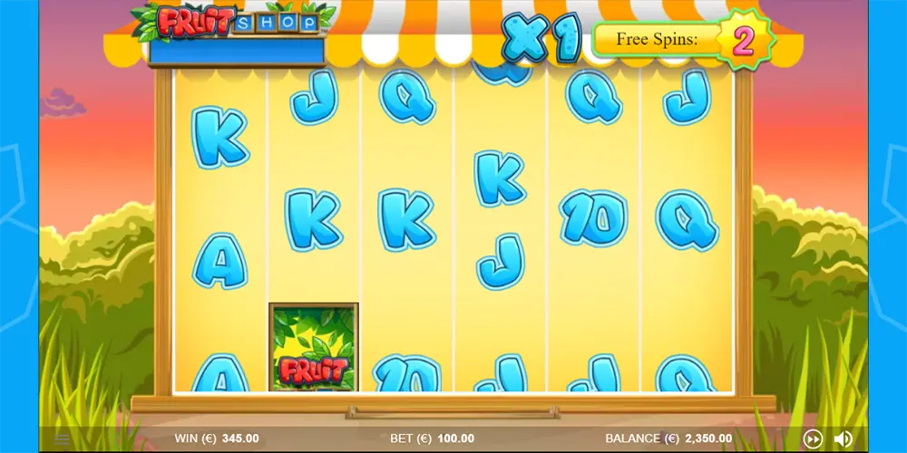 fruit shop megaways free spins