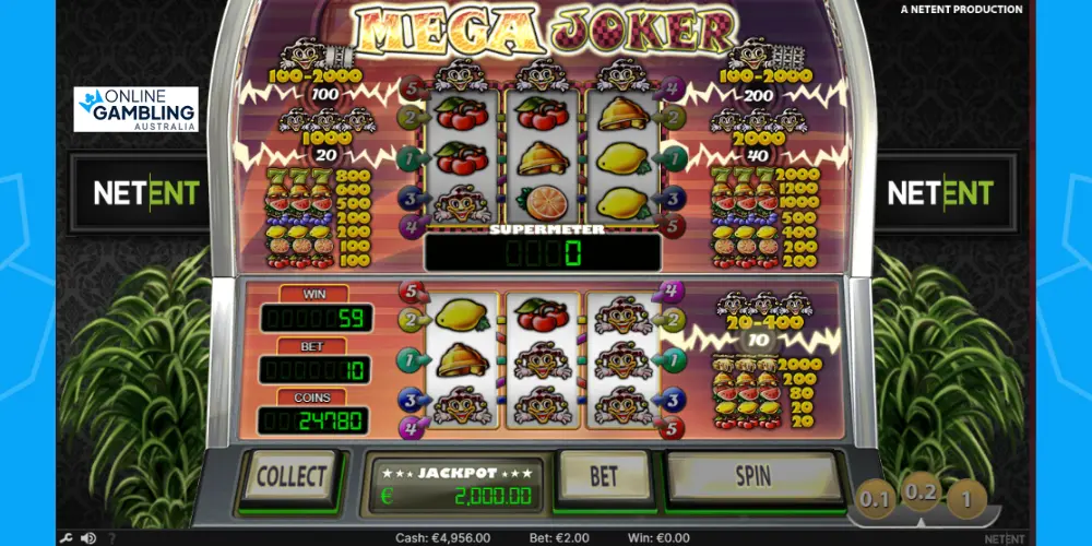 Mega Joker online pokie australia