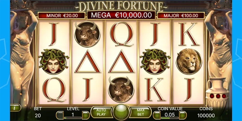 divine fortune pokie australia