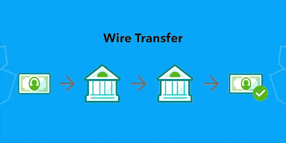 bank wire transfer depositing