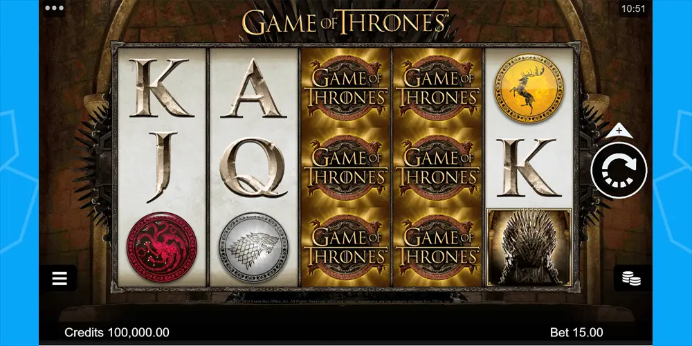 game of thrones pokie preview