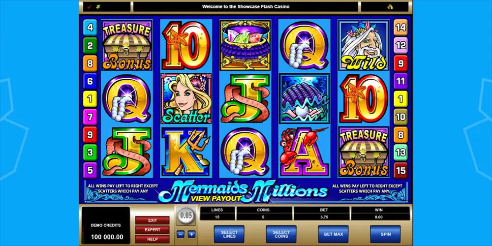 mermaids millions pokie preview