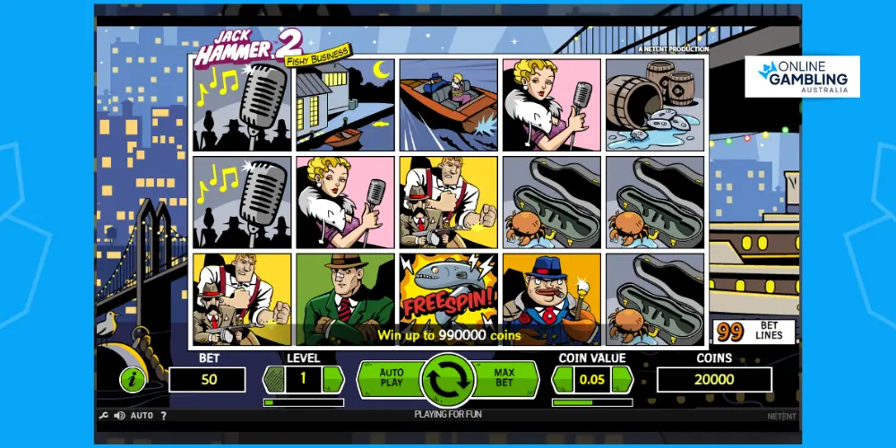 Jack Hammer 2 online pokie