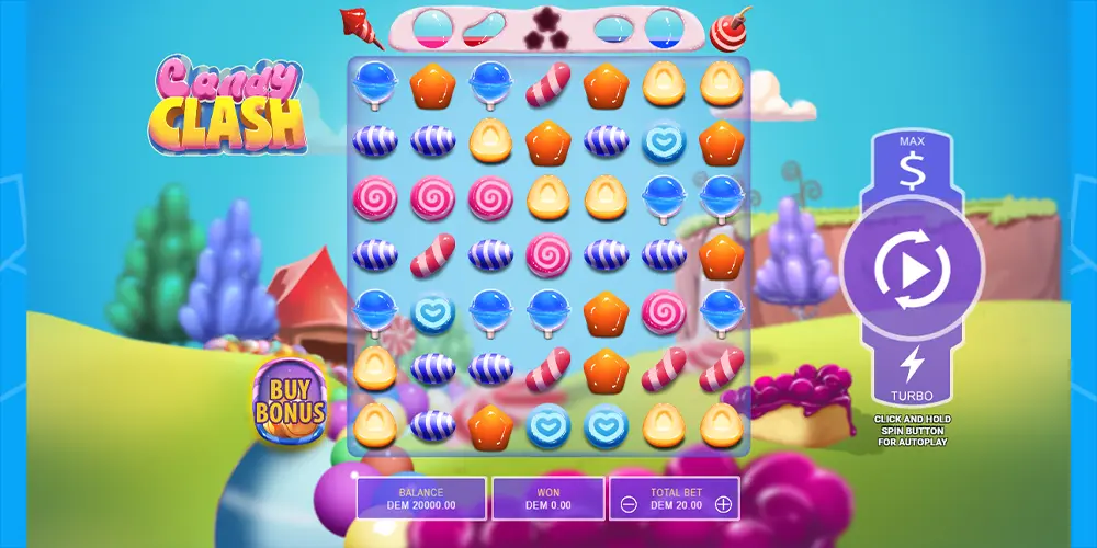 Candy Clash Online Pokie Gameplay Australia