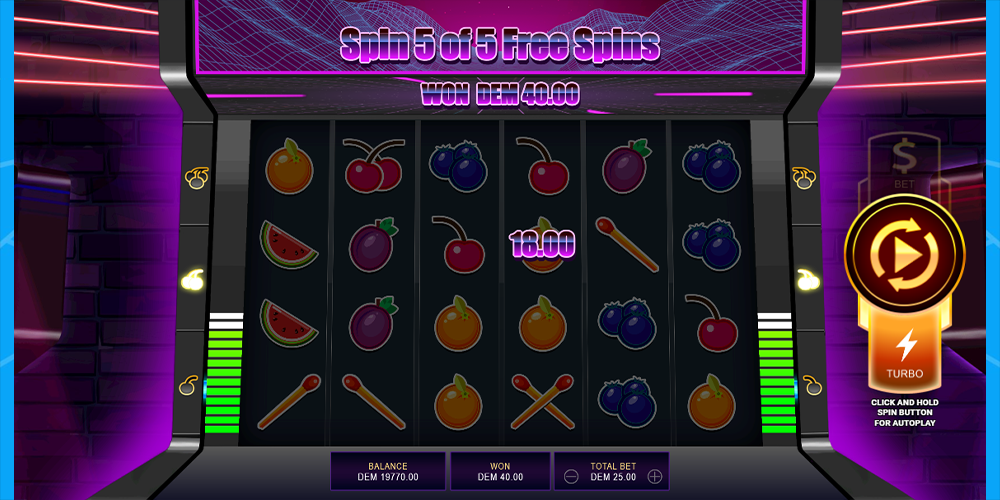 Free Spins at Cherry Bombs