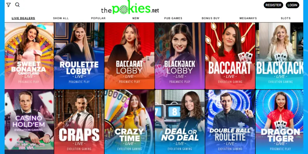 thepokies.net live casino australia