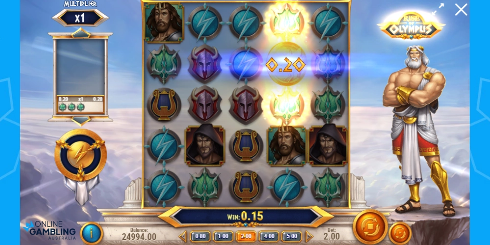 Rise of Olympus online pokie australia