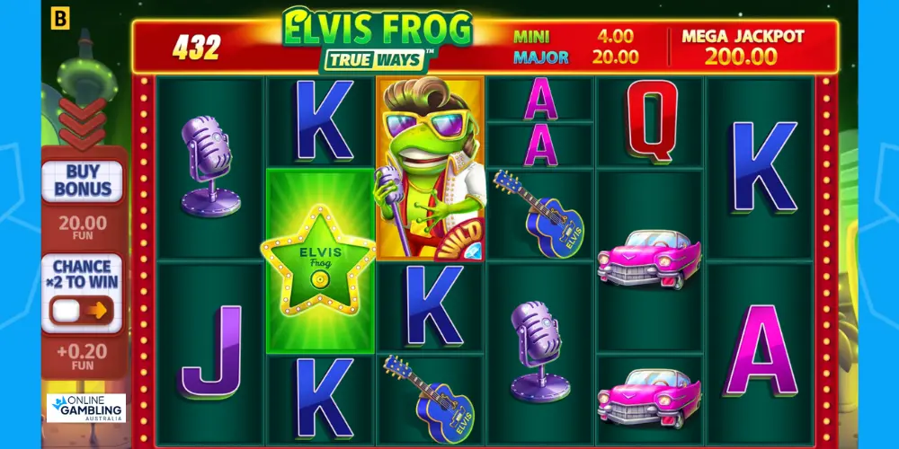 Elvis frog pokie by BGaming