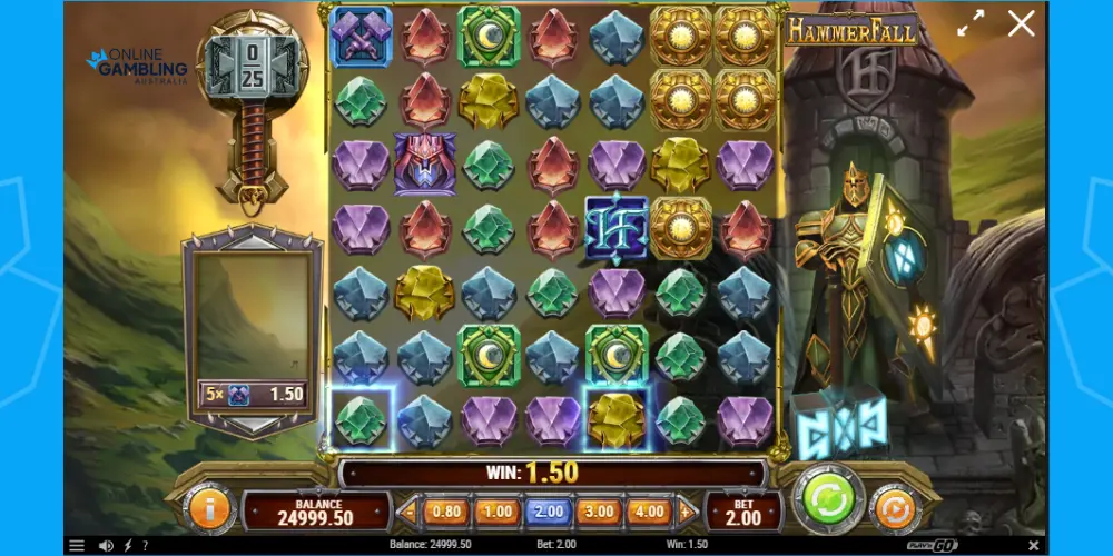 HammerFall online pokie australia