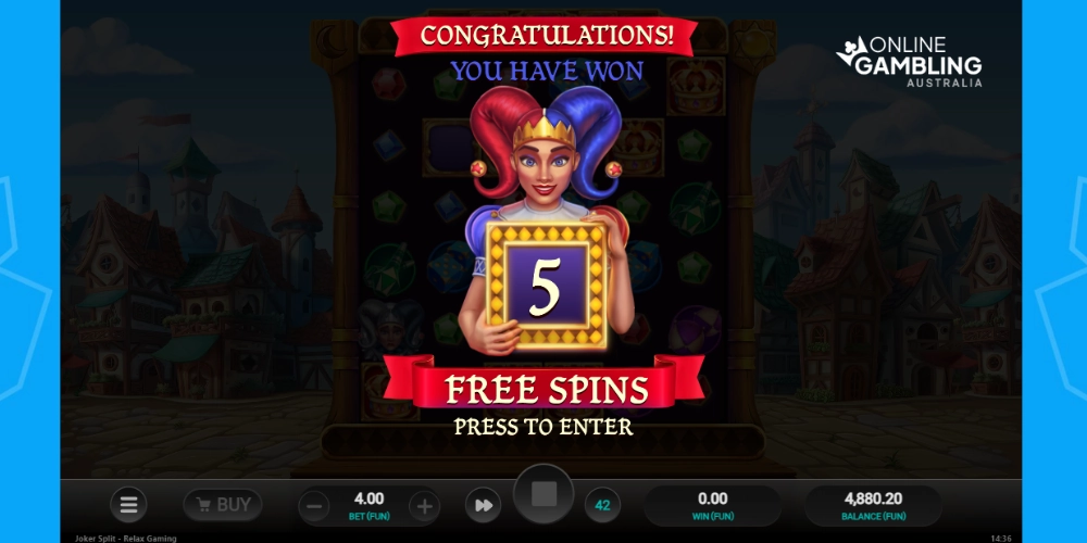 Joker Split online Pokie Bonuses