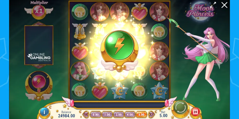 Moon Princess pokie bonuses