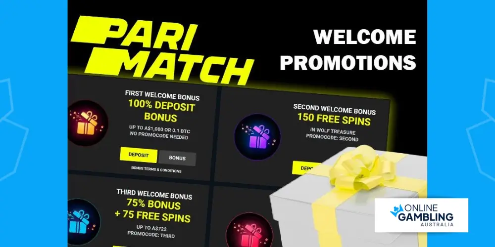 Pari Match casino welcome bonuses