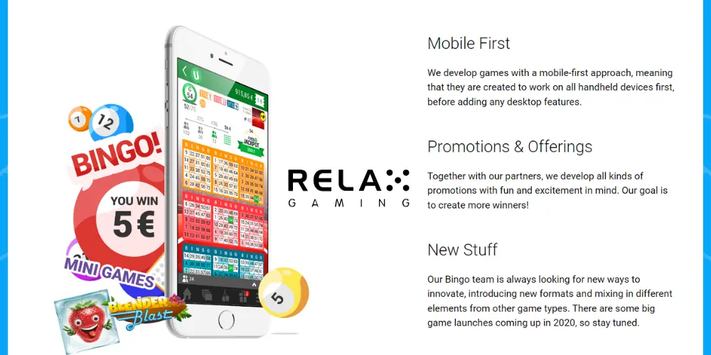 Relax Gaming Bingo Portfolio