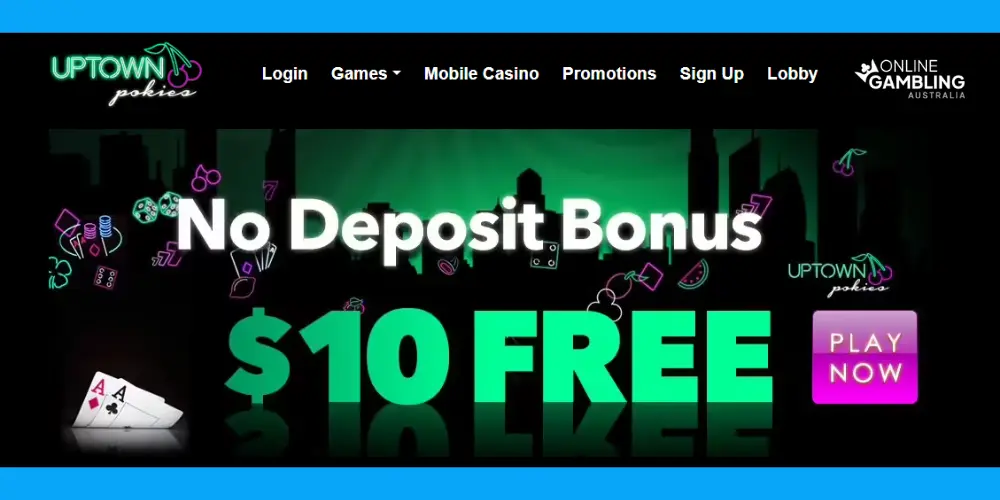 Uptown Pokies Casino no deposit bonus