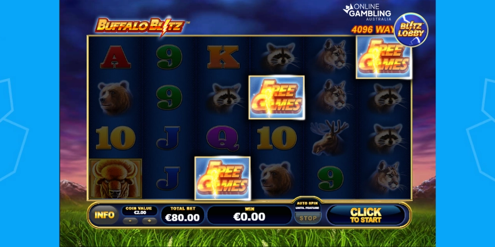 Buffalo Blitz Pokie Bonuses