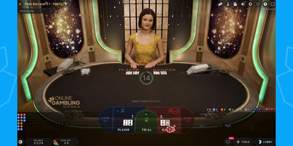 How to Play Peek Baccarat