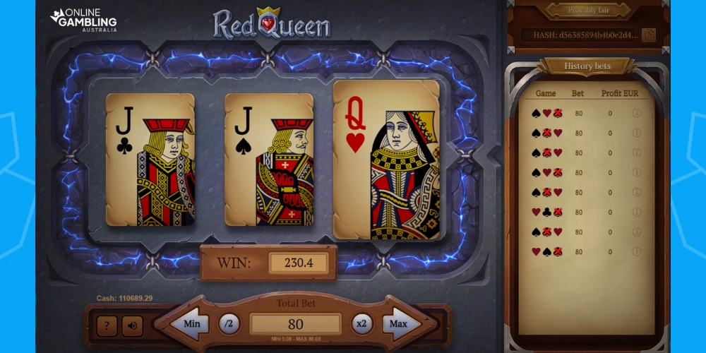 Play Red Queen in Australia