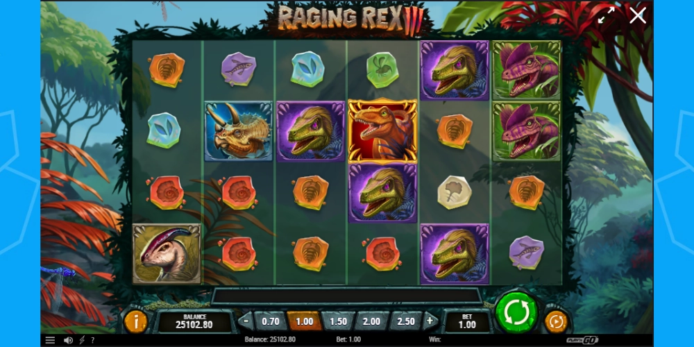 Raging Rex 3 online pokie australia