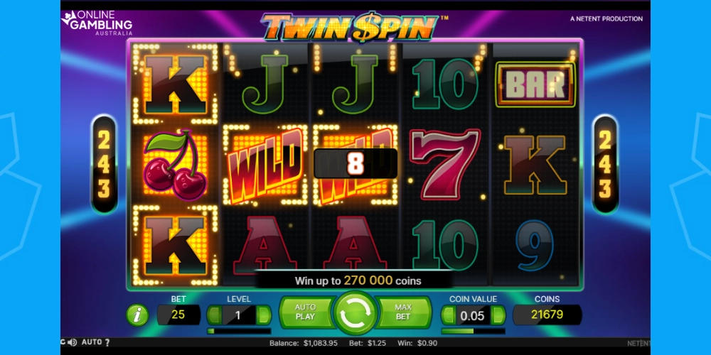 Twin Spin Cluster Pokie