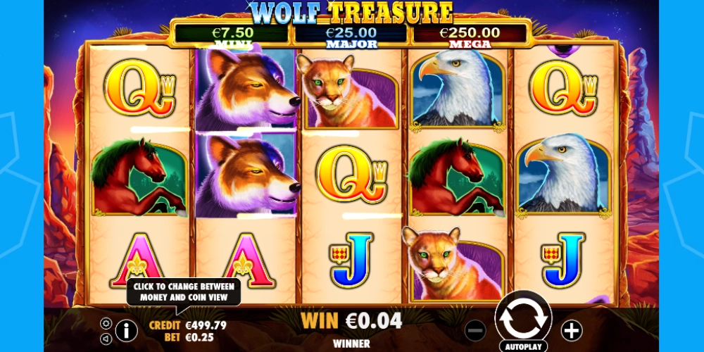 Wolf Treasure online pokie australia