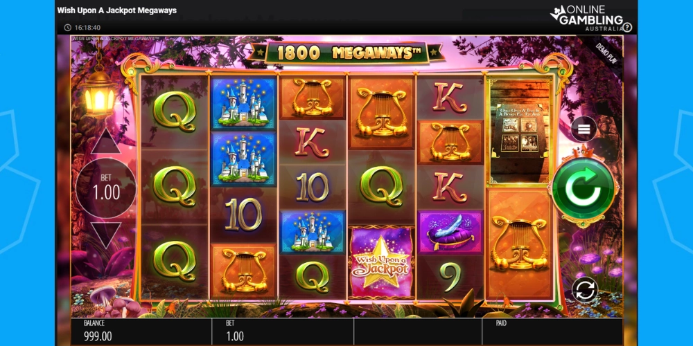 play Wish Upon a Jackpot Megaways australia