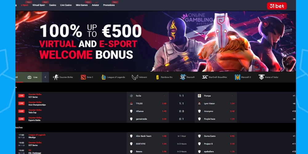 31Bet Online Casino