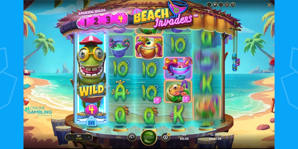 Beach Invaders Slot by NetEnt