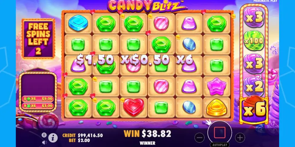 Candy Blitz Bonus round