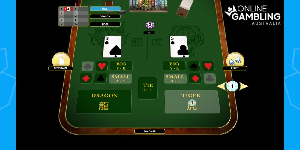 Dragon TIger casino games