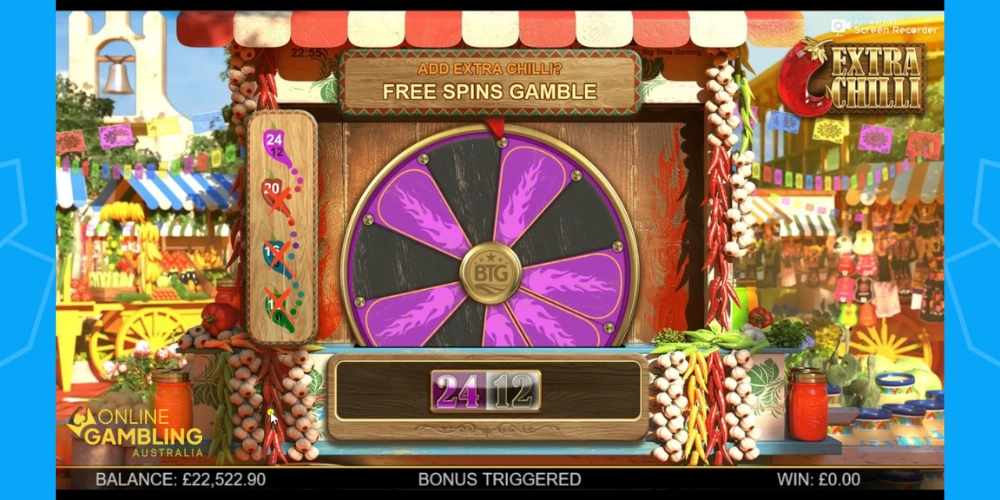 Extra Chilli Epic Spins Free Gamble