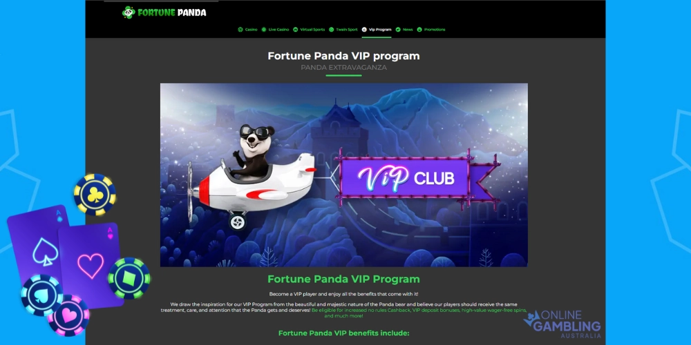 Fortune Panda Casino Australia VIP