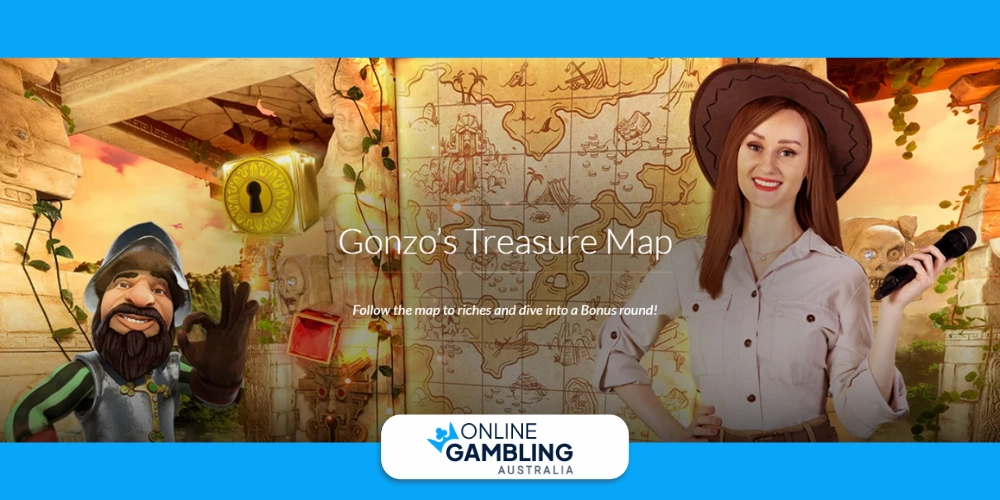 Gonzo's Treasure Map casino Live games