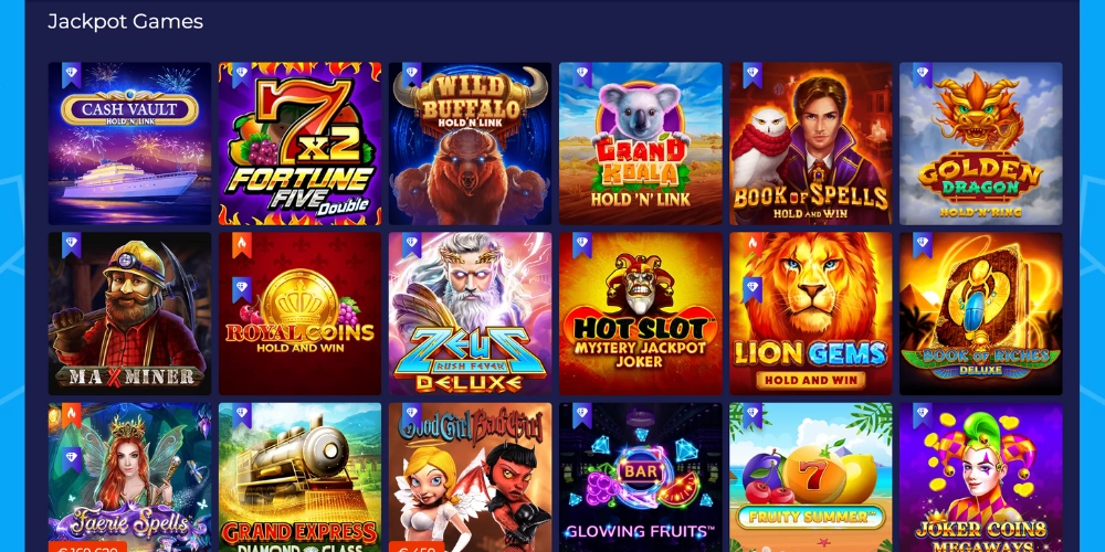 Jackpot Games at Zotabet