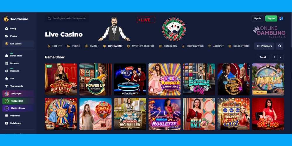 Joo Live Dealer Casino