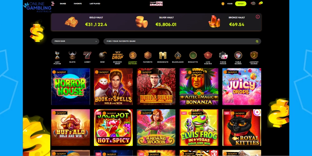 Spin Samurai Jackpot Pokies