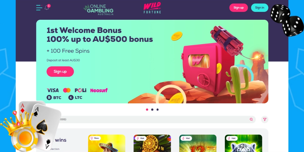 Wild Fortune.io Online Casino Welcome Bonus