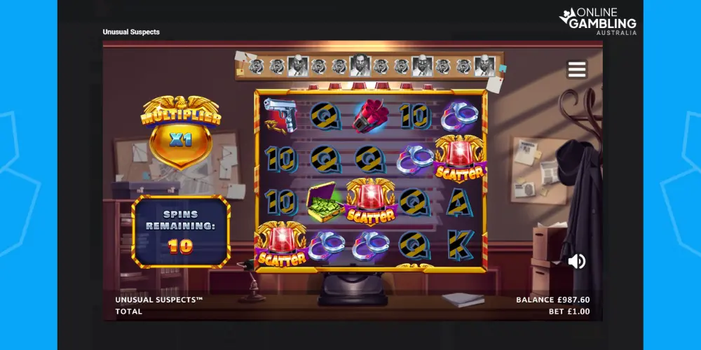 How to Play Unusual Suspects online pokie