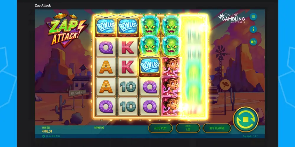 How to Play Zap Attack pokie