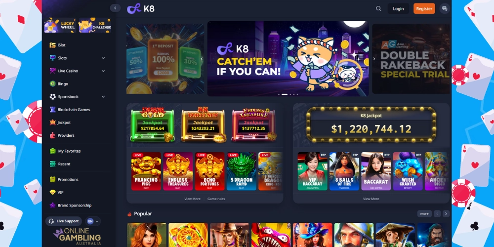 K8 Online Casino Australia