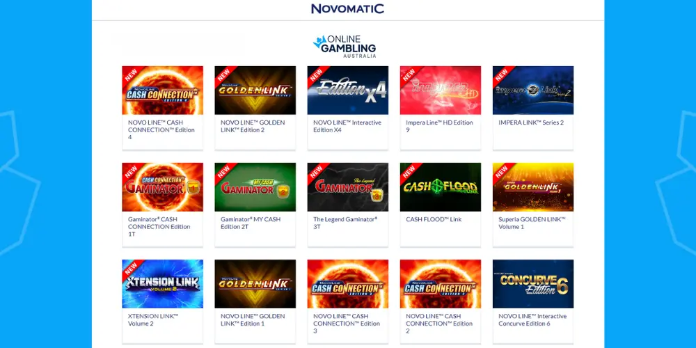 Novomatic Gaming Portfolio