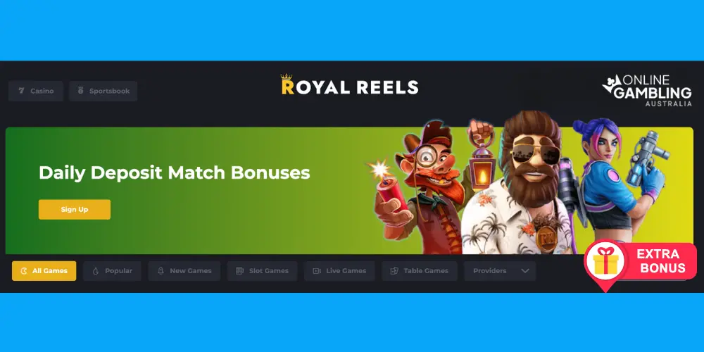 Bonuses & Promotions at Royal Reels Casino