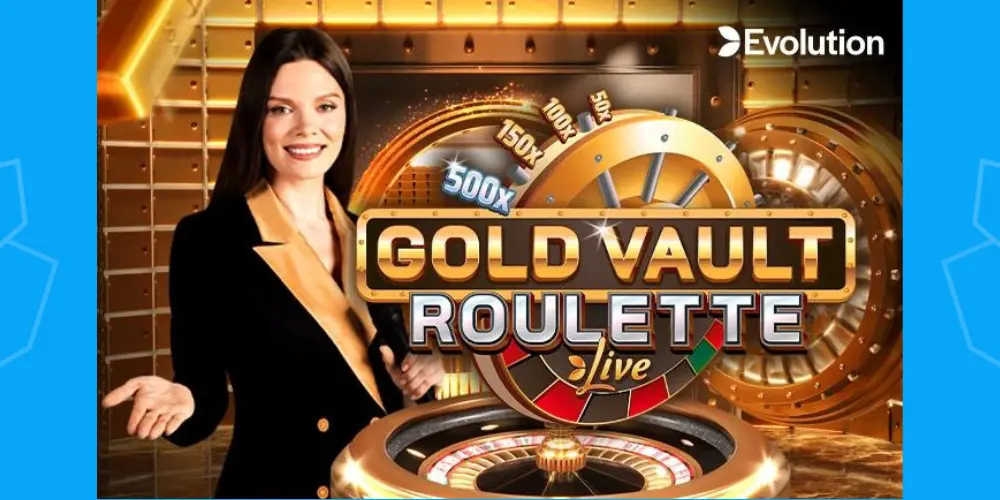 Gold Vault Roulette live by Evolution