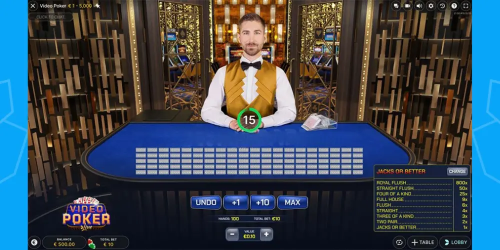 How to Play Video Poker Live