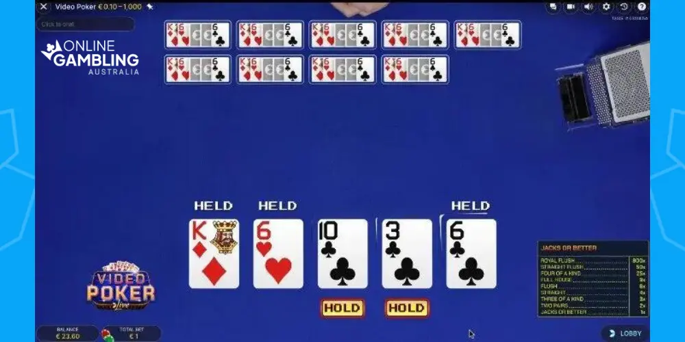 Strategy & Tips for Playing Video Poker Live
