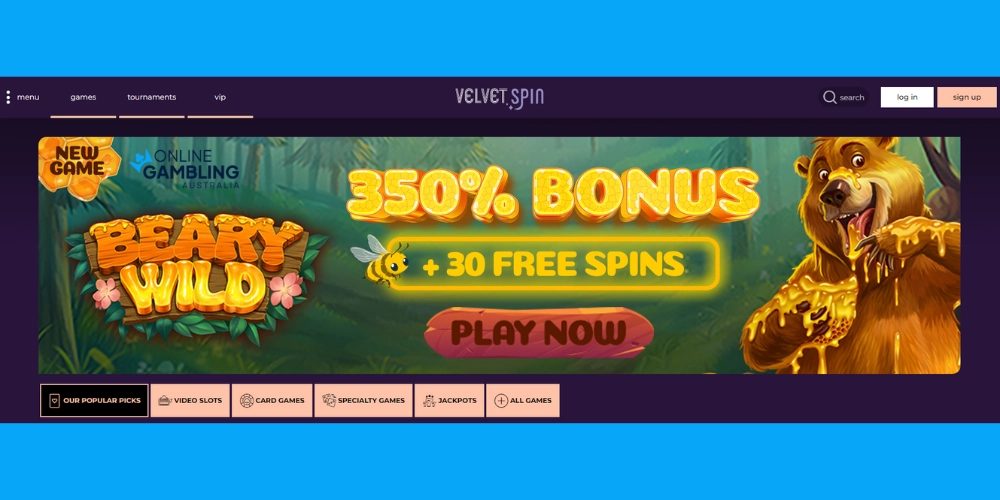Velvet Spin Casino Bonus